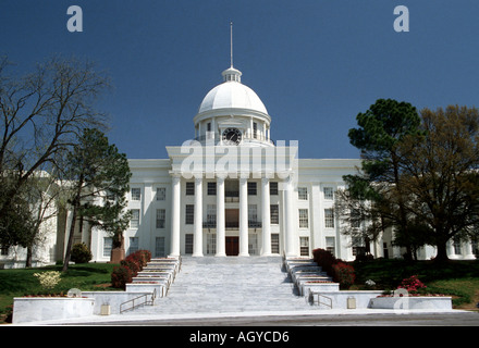 Montgomery Alabama State Capitol Building Stockfoto