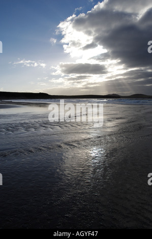 Whitesands Bay in der Nähe von St David s Pembrokeshire Stockfoto