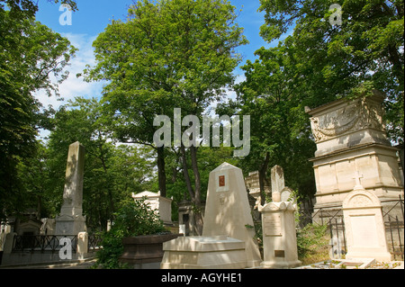 Frankreich - Grab von Marschall Murat und Massena in Père Lachaise Friedhof in Paris Stockfoto