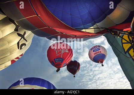 DAS INTERNATIONALE BALLONFESTIVAL SWEB BEI ASHTON GERICHT BRISTOL UK Stockfoto