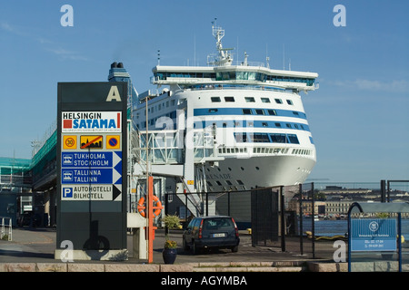 Silja Serenade Helsinki Fähre Stockfoto