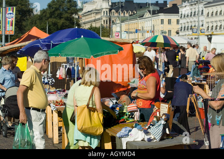 Kauppatori Helsinki Finnland Stockfoto