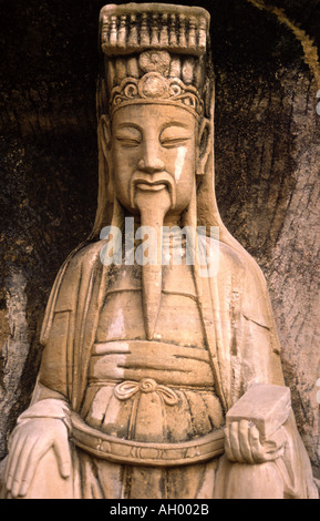 Mittelalterliche buddhistische Höhlenkunst Dazu China 1 Stockfoto