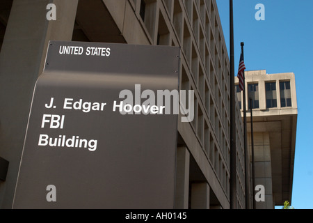 Hauptquartier des FBI, J. Edgar Hoover Building, Pennsylvania Avenue, Washington DC, USA Stockfoto