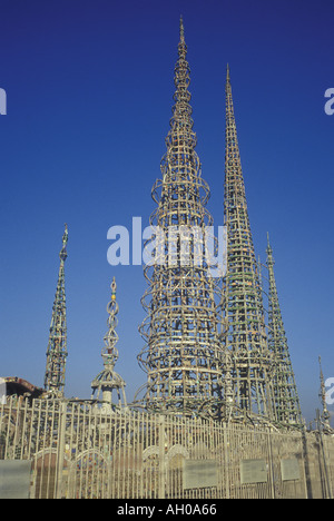 Watts Towers-Los Angeles-Kalifornien Stockfoto