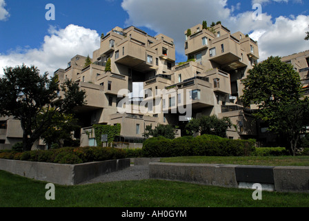 Habitat 67 auf St. Helene Island Montreal, Kanada Stockfoto