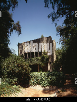 Alice Millard House / La Miniatura, 645 Prospect Crescent, Pasadena, Kalifornien, 1923. Von außen. Architekt: Frank Lloyd Wright Stockfoto