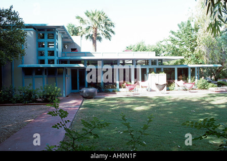 Raymond Carlson Haus, 1123 West Palo Verde fahren, Phoenix, Arizona, 1950. Von außen. Architekt: Frank Lloyd Wright Stockfoto