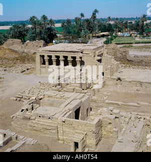 Dandera Ägypten römische Mammisi koptische Basilika Stockfoto