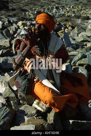 Sadhu, Nepal II Stockfoto