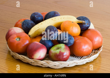 Frisches Obst und Gemüse Stockfoto