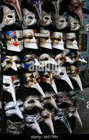 Karneval in Venedig Masken Italien Stockfoto
