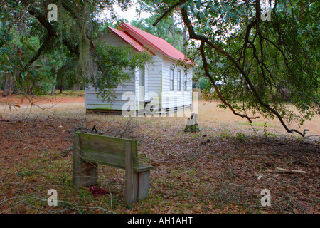 erste afrikanische Baptist Kirche Cumberland Island National Seashore Georgien Stockfoto