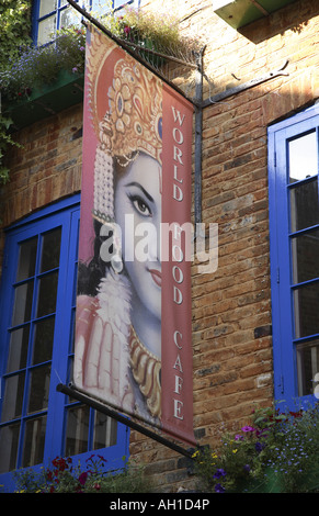 Detail von Neals Yard in der Nähe von Soho in London, England, UK Stockfoto