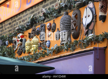 Detail von Neals Yard in der Nähe von Soho in London, England, UK Stockfoto