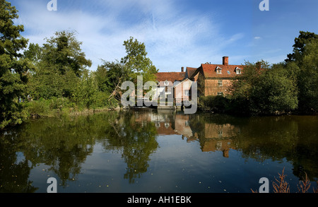 JOHN CONSTABLE FLUSS STOUR FLATFORD MILL SUFFOLK KÜNSTLER Stockfoto