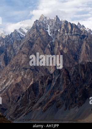 die wunderschöne Passu Kathedralen im Karakorum in Pakistan Stockfoto