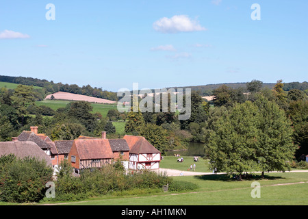 Blick auf das Weald and Downland Museum, Singleton, West Sussex, England Stockfoto