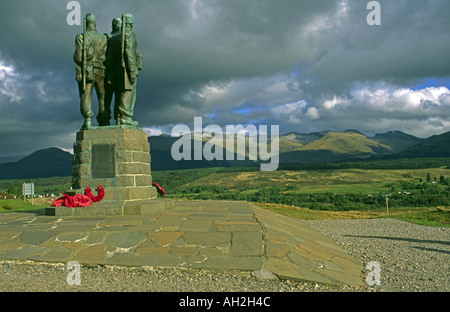 Kommando War Memorial in der Nähe von Spean Bridge Stockfoto