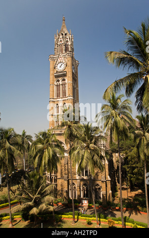 Rajabhai Uhrturm im indischen Mumbai University Bundesstaat Maharashtra Stockfoto
