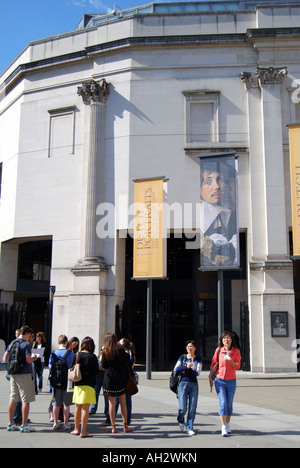 Die Sainsbury Wing, National Gallery, der Trafalgar Square, Westminster, London, England, Vereinigtes Königreich Stockfoto