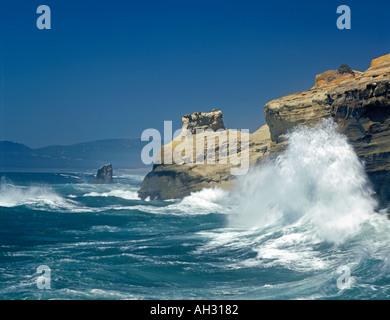 Cape Kiwanda in der Nähe von Pacific City auf dem Oregon Coast Zentralpazifik Stockfoto