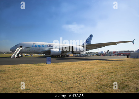 Airbus A380-Port-Seitenansicht Stockfoto