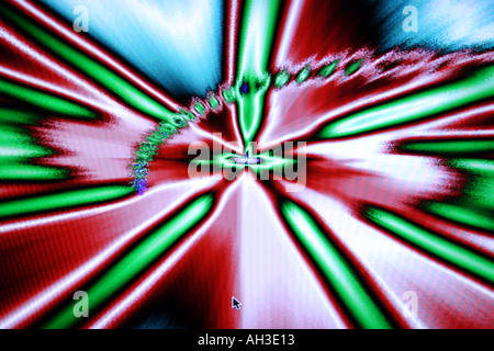 Abstrakte konzeptuelle farbige Hintergründe konzeptionelle hallo Tech-Special-Effects surreal Stockfoto