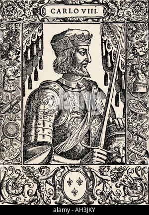Karl VIII von Frankreich, genannt die affable, 1470 - 1498. Stockfoto