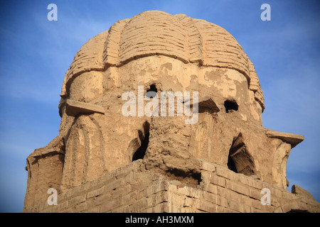 Fatimidische Friedhof, Mausoleum von XI-XII c., Assuan, Ägypten Stockfoto