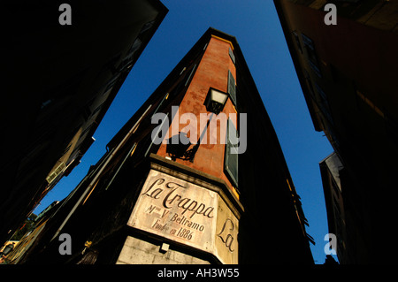 Klassisches Gebäude in Vieille Ville Nizza Frankreich Stockfoto