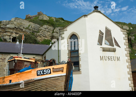 Fishermens Museum befindet sich in einer umgebauten Kapelle auf dem Stade Hastings alte Stadt East Sussex England Großbritannien UK Stockfoto