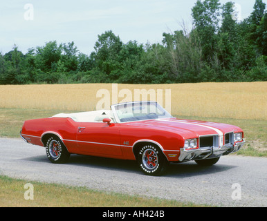 Convertible 1971 Oldsmobile 442 Stockfoto