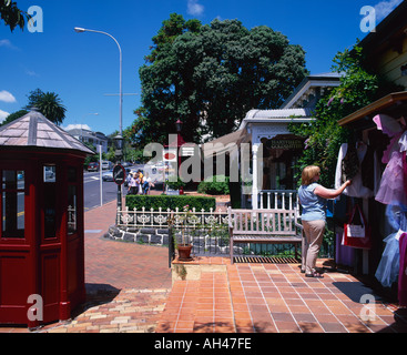 Parnell Village und Geschäfte Auckland New Zealand Stockfoto