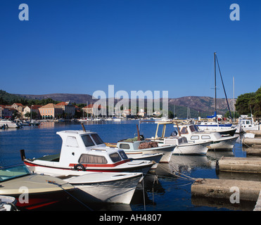 Stari Grad Hvar Island Kroatien Stockfoto