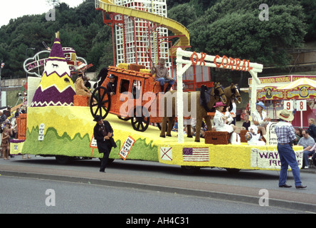 Jersey Blumen Parade Centenary 2002 Kanalinseln Stockfoto