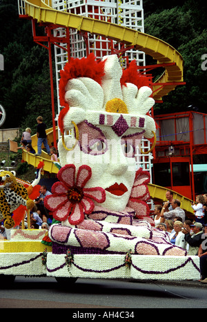 Jersey Blumen Parade Centenary 2002 Kanalinseln Stockfoto