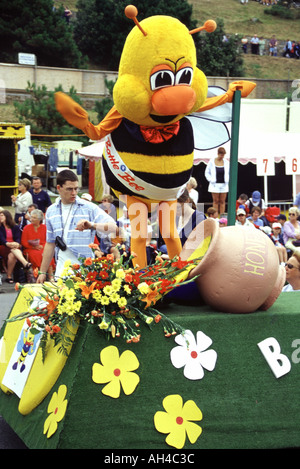 Jersey Blumen Parade Centenary 2002 Kanalinseln Stockfoto