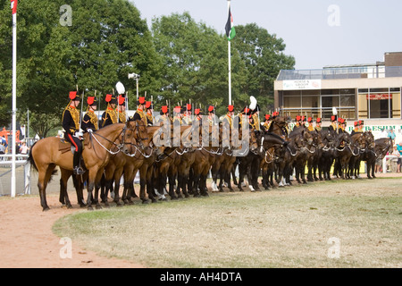 Kings Troop Royal Horse Artillery Anzeige im großen Ring Royal zeigen Stoneleigh UK Stockfoto