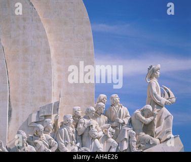 Portugal Lissabon Belem Padrão Dos Descobrimentos das Entdecker-Denkmal Stockfoto