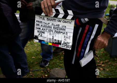 Herr Bhatti auf Chutti Bollywood Dreharbeiten In Cumbria mit Anupam Kher & Bhairavi Goswami den LAKE DISTRICT NATIONAL PARK Stockfoto