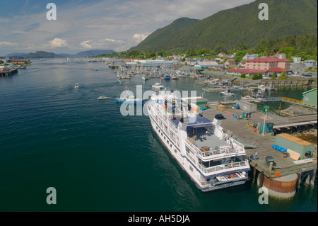 Am Hafen von Sitka Alaska USA Stockfoto