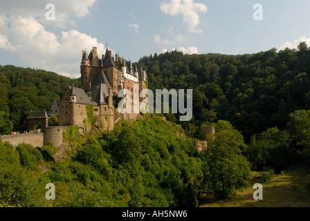 Burg Eltz in Rheinland-Pfalz. Stockfoto