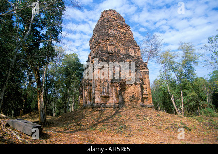 Pre Ankorian Website von Sambor Prei Kuk Prasat Trapeang Ropaeak komplexe Kompong Thom Kambodscha Indochina Südost-Asien Asien Stockfoto