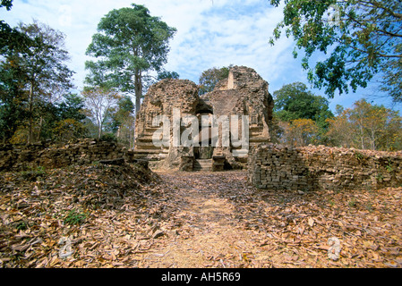 Pre Ankorian Website von Sambor Prei Kuk Prasat Sambor komplexe Kompong Thom Kambodscha Indochina Südost-Asien Asien Stockfoto