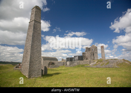 Elster-Mine in der Nähe von Monyash und Sheldon Derbyshire in den Peak District-Juli Stockfoto