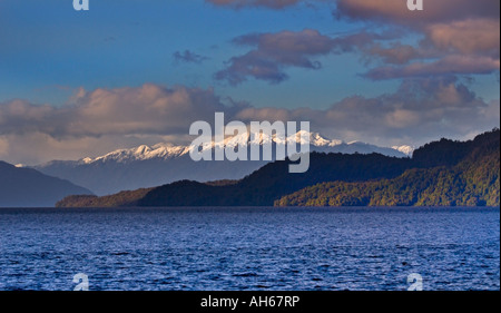 Fjord in Aisén Region Patagonien, Chile Stockfoto