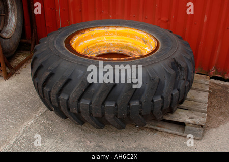Einen großen Reifen. Stockfoto