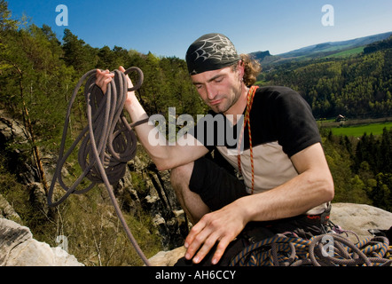 Hirschgrund Elbsandsteingebirge-Deutschland Stockfoto