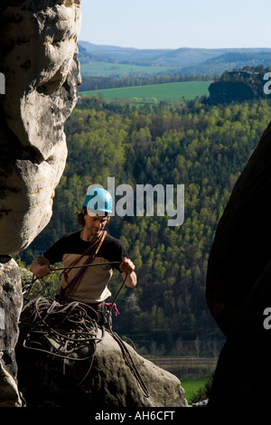 Hirschgrund Elbsandsteingebirge-Deutschland Stockfoto